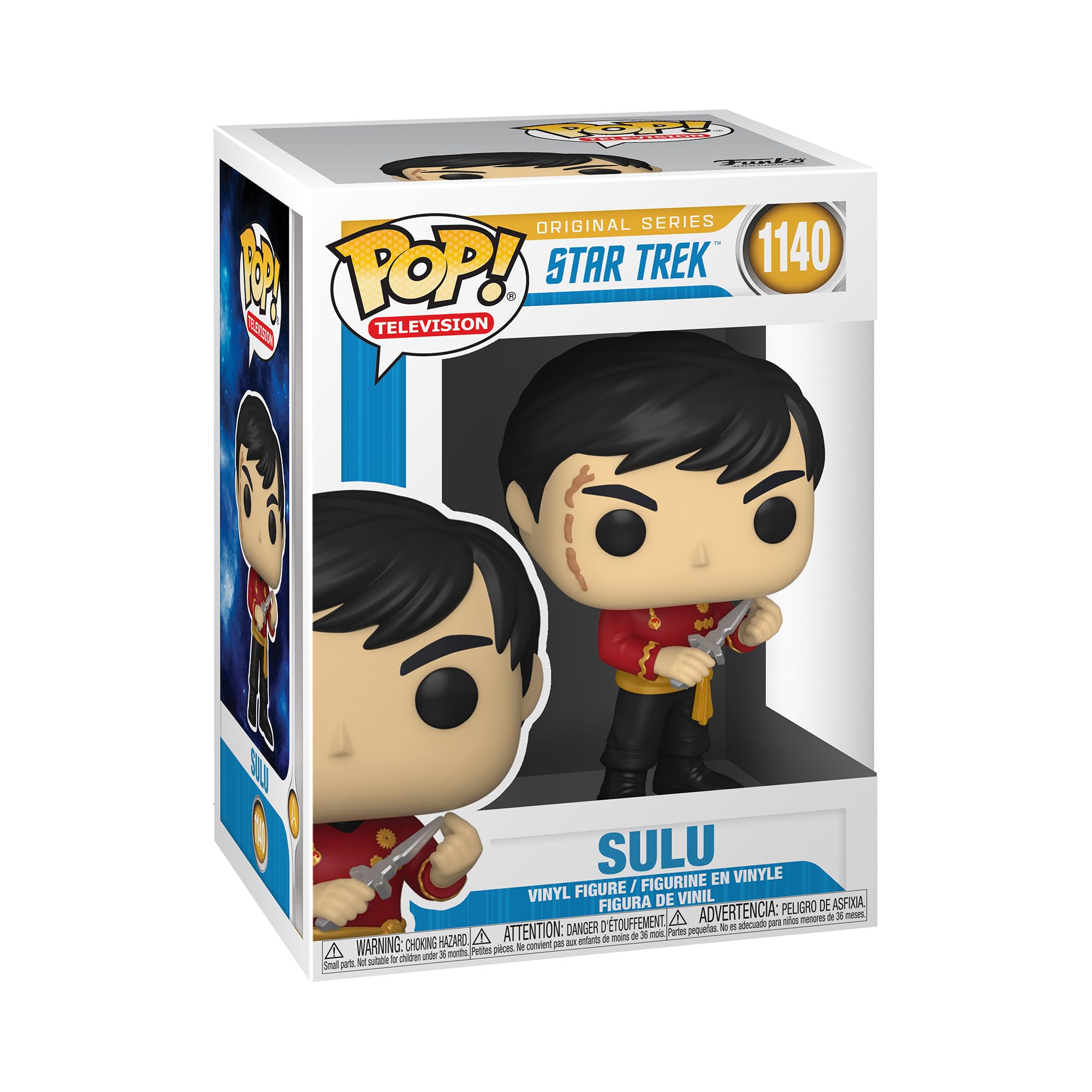 Funko Pop! Star Trek: Sulu (Mirror Mirror Outfit) – Collectible Vinyl Figure, 4.25 Inches