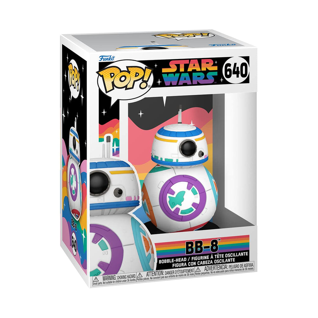 Funko Pop! Star Wars BB-8 Pride 2023 Vinyl Figure – 3.75-Inch Collectible