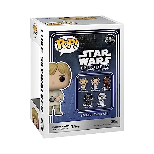 Funko Pop Star Wars: Luke Skywalker (New Classics) Vinyl Bobblehead – Collectible Figure 4.4 Inches