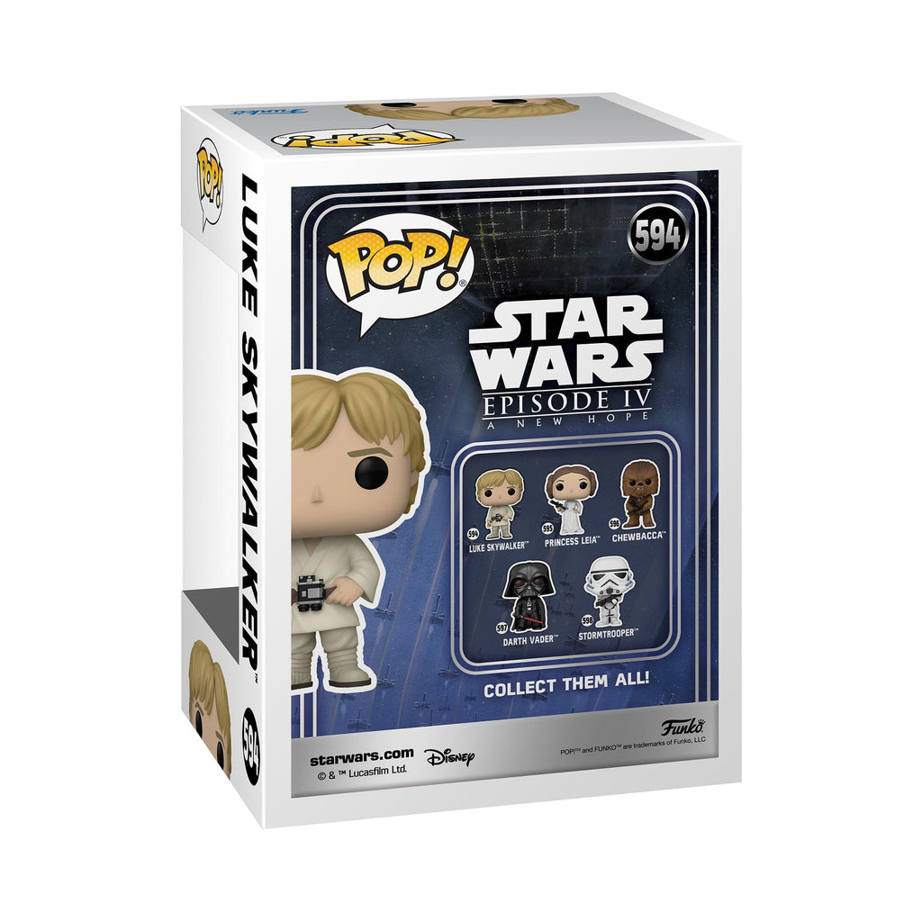 Funko Pop Star Wars: Luke Skywalker (New Classics) Vinyl Bobblehead – Collectible Figure 4.4 Inches