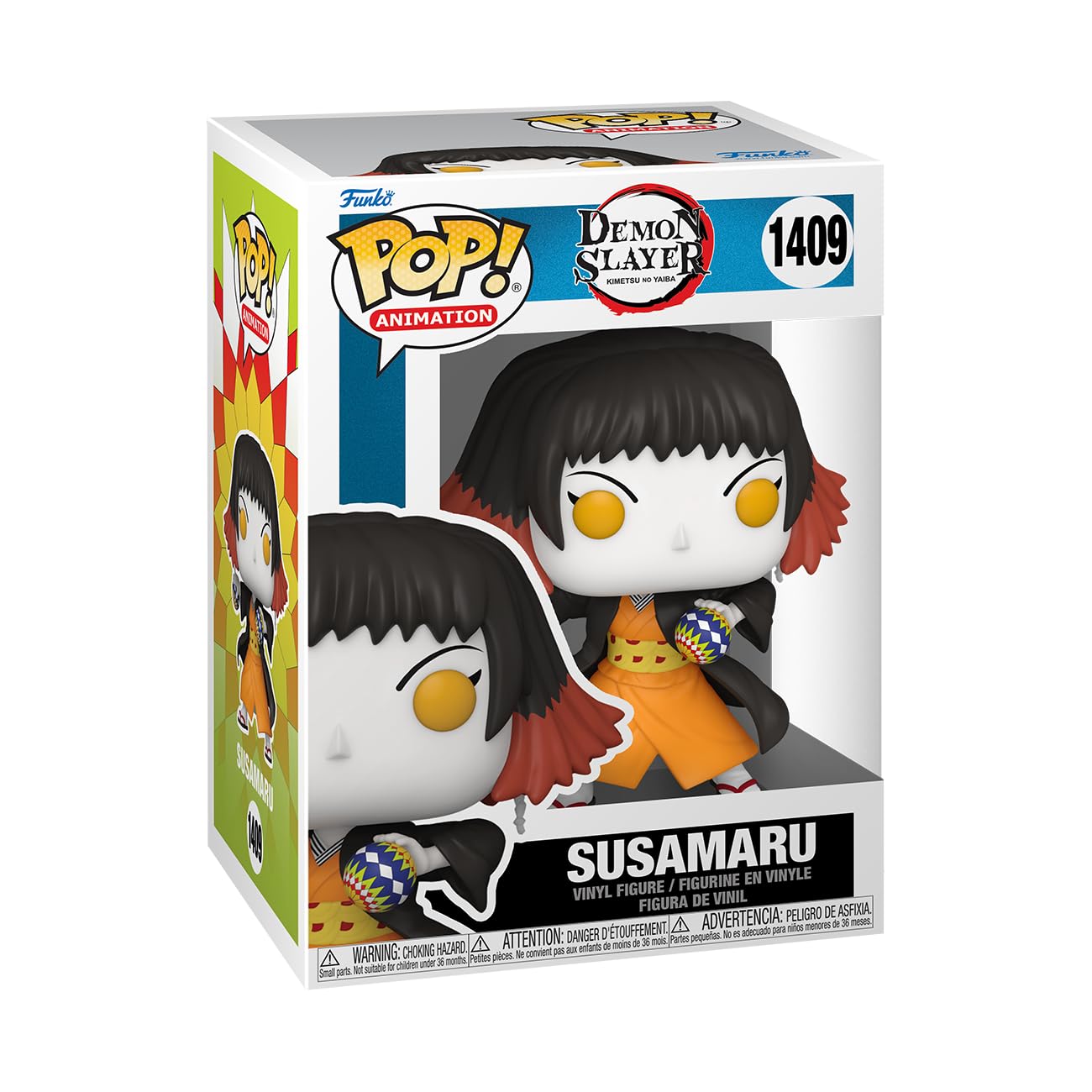 Funko Pop! Susamaru (Demon Slayer) – 1 in 6 Chance for Glow-in-the-Dark Chase Variant