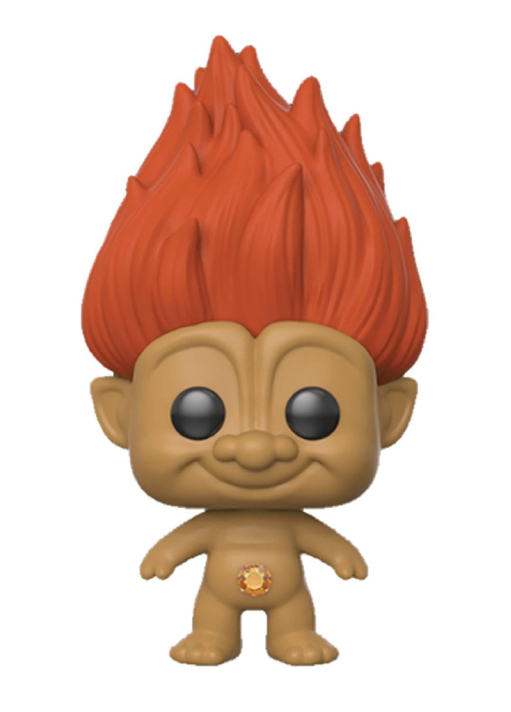 Funko Pop! Trolls: Orange Troll Vinyl Figure with Real Hair – 3 ¾-Inch Collectible