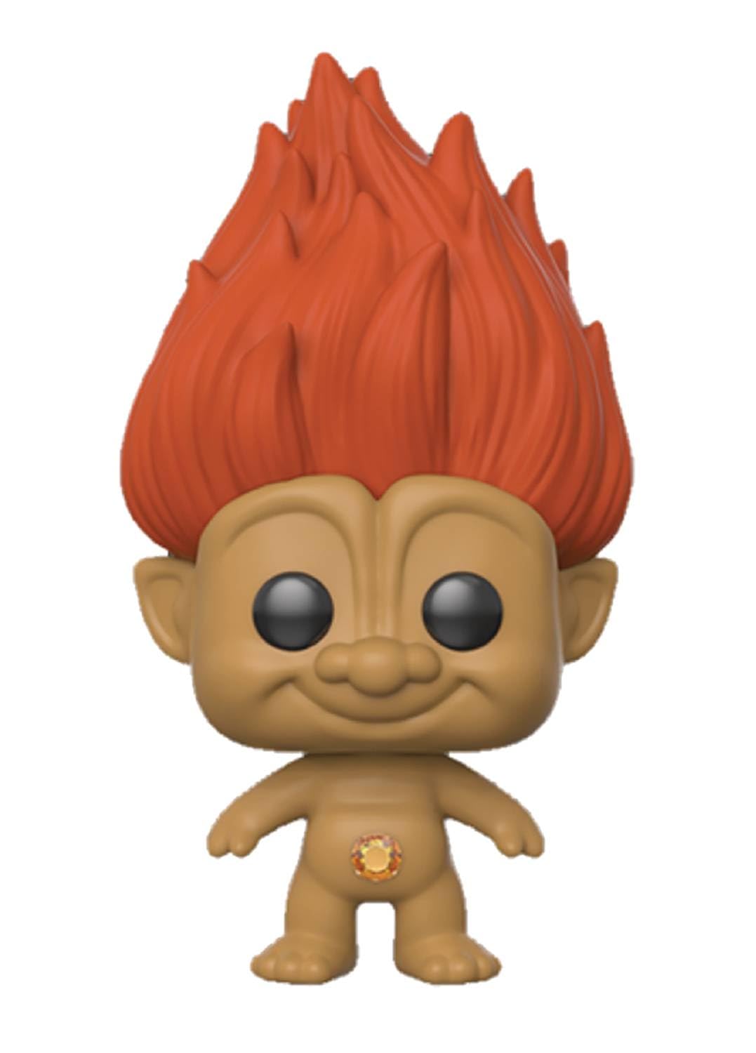 Funko Pop! Trolls: Orange Troll Vinyl Figure with Real Hair – 3 ¾-Inch Collectible