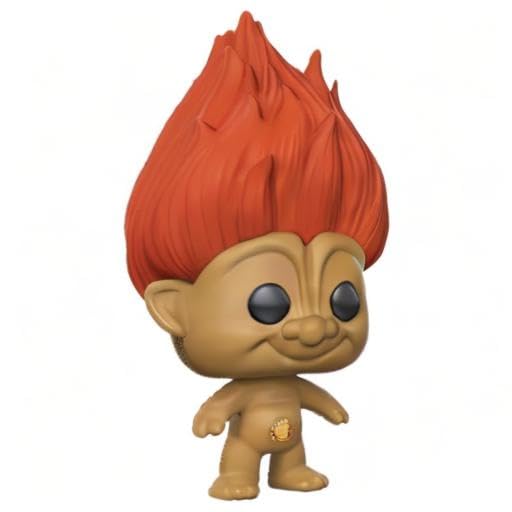 Funko Pop! Trolls: Orange Troll Vinyl Figure with Real Hair – 3 ¾-Inch Collectible