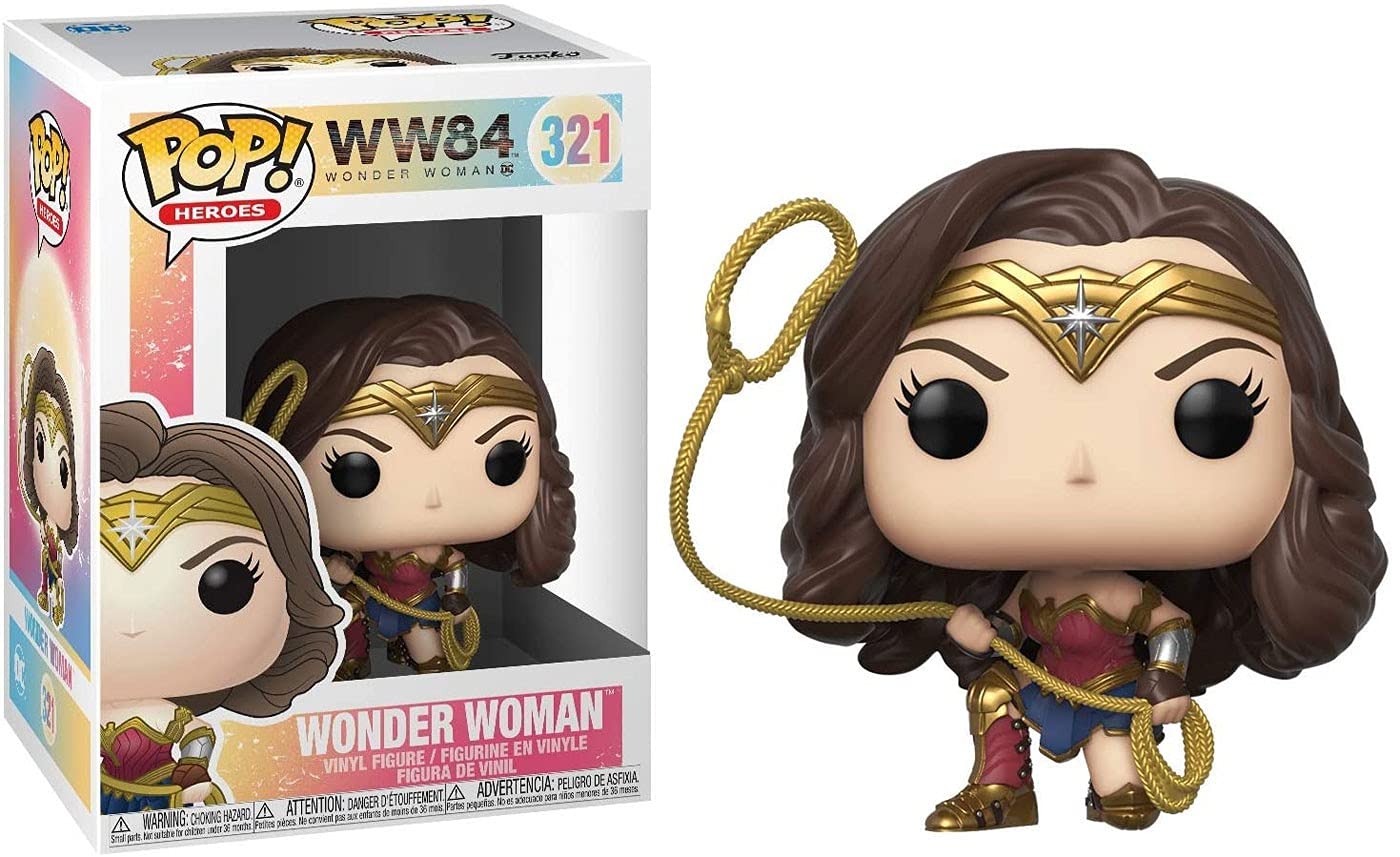 Funko Pop! Wonder Woman 1984 - Wonder Woman (Metallic) Vinyl Figure, 3.75 inches