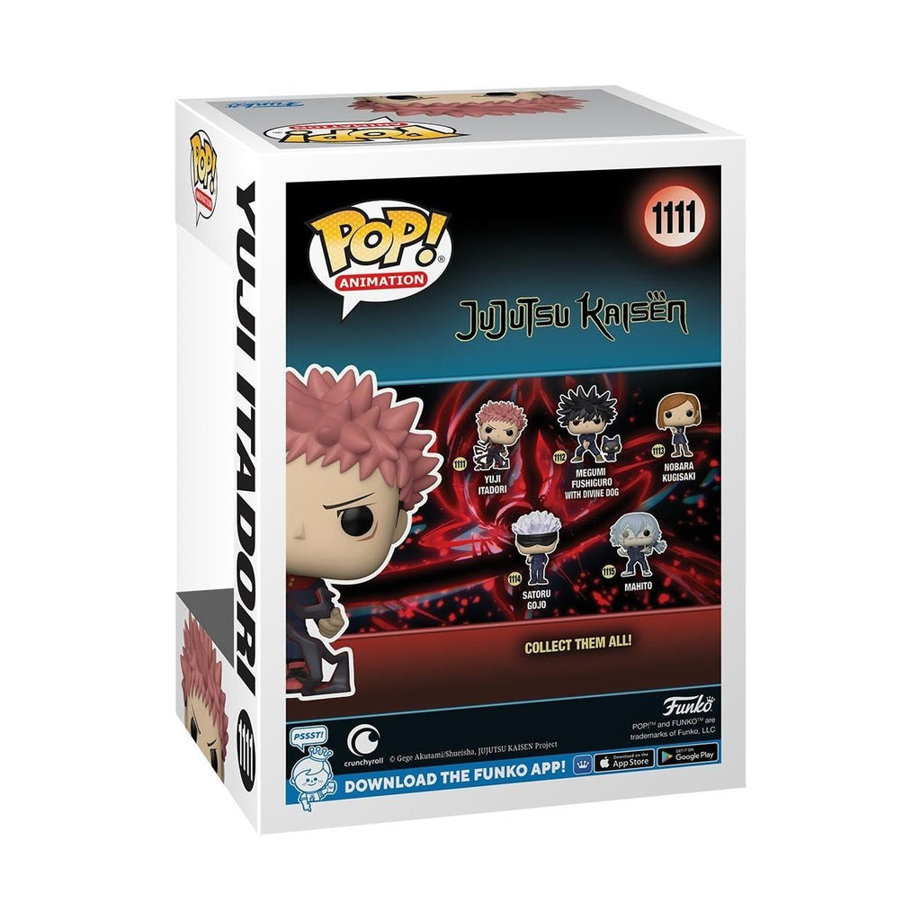 Funko Pop! Yuji Itadori (Jujutsu Kaisen) – Collectible Vinyl Figure, 4.15-Inch Official Merchandise