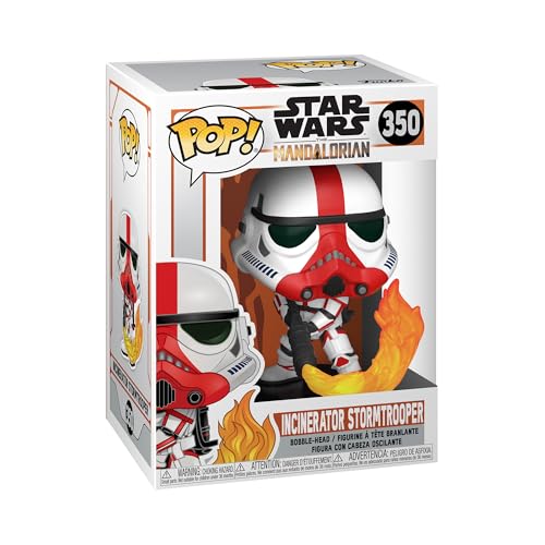 Funko Star Wars: The Mandalorian Incinerator Stormtrooper Pop! Vinyl Bobblehead – 3.75-Inch Collectible