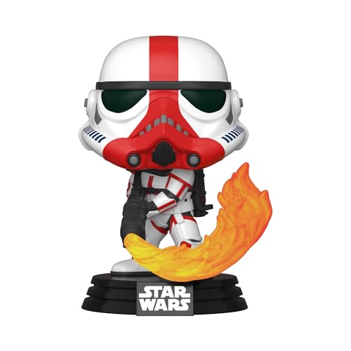 Funko Star Wars: The Mandalorian Incinerator Stormtrooper Pop! Vinyl Bobblehead – 3.75-Inch Collectible