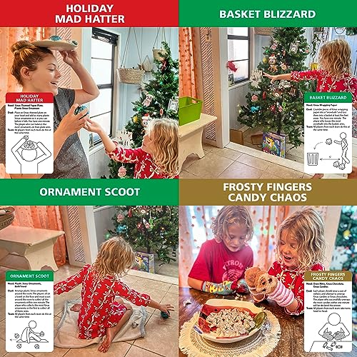 Funwares Christmas Edition 218 Minute-to-Win-It Party Games for Family and Travel