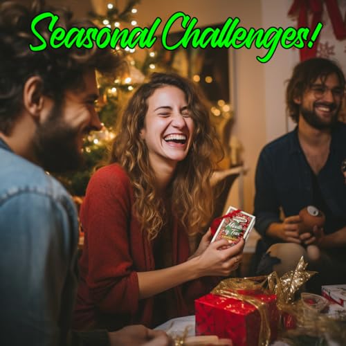 Funwares Christmas Edition 218 Minute-to-Win-It Party Games for Family and Travel