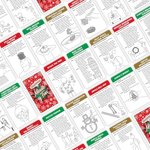 Funwares Christmas Edition 218 Minute-to-Win-It Party Games for Family and Travel