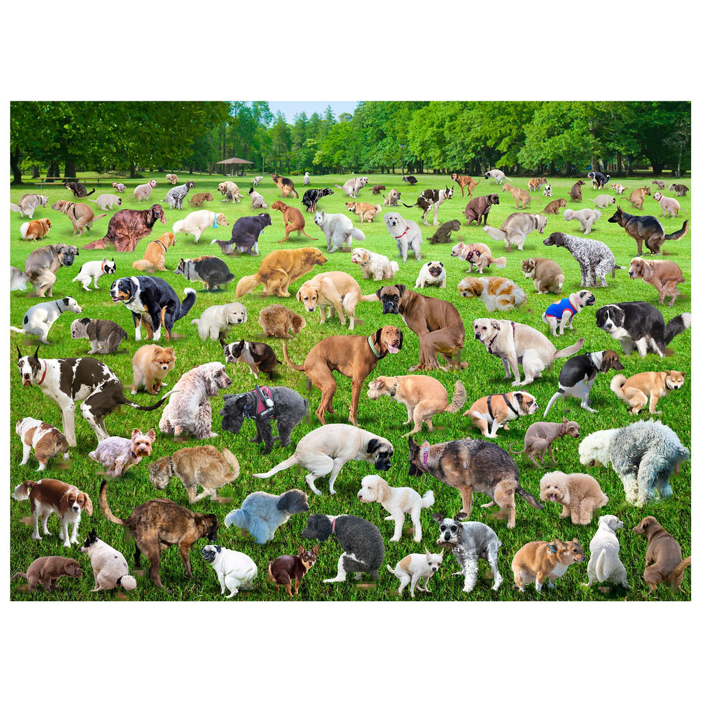 Funwares Original 101 Puppies Jigsaw Puzzle – 500 Piece Funny Dog Puzzle for Adults