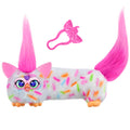 Furby DJ Furblets Berry-Cup-Cake Mini Electronic Plush Toy with Stretchy Body, Music, and Furbish Language