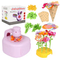 FURNIPLAS Flower Bouquet Toy - DIY Craft Kit for Kids Ages 4-8 with Wreath Components