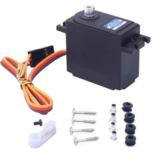 fyfracing Upgrade Metal Servo for Hyper Go 1/14 H14bm and Compatible RC Cars, Digital Metal Servo Spare Parts