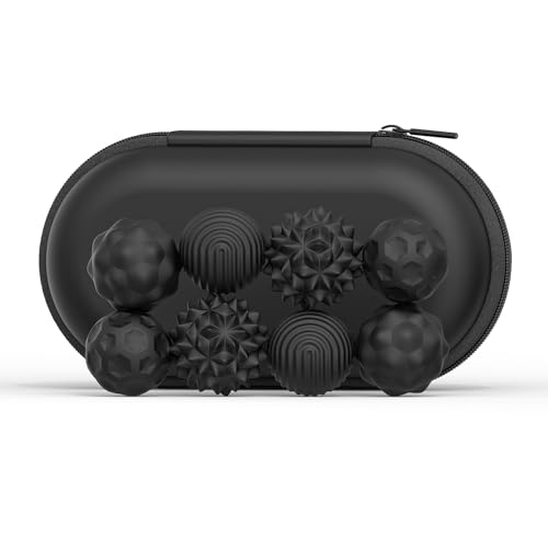FZChenrry Magnetic Fidget Ball Set – Silicone Sensory Stress Relief Toys for Adults and Teens with ADHD, Autism, or Anxiety (2-Pack with Storage Box)