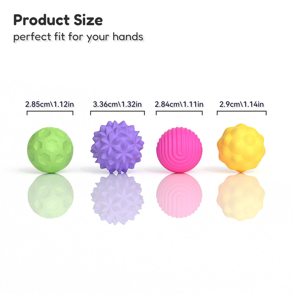 FZChenrry Silicone Magnetic Fidget Balls - Stress Relief Toy for Anxiety, ADHD, Autism - Quiet Sensory Toy for Adults & Teens