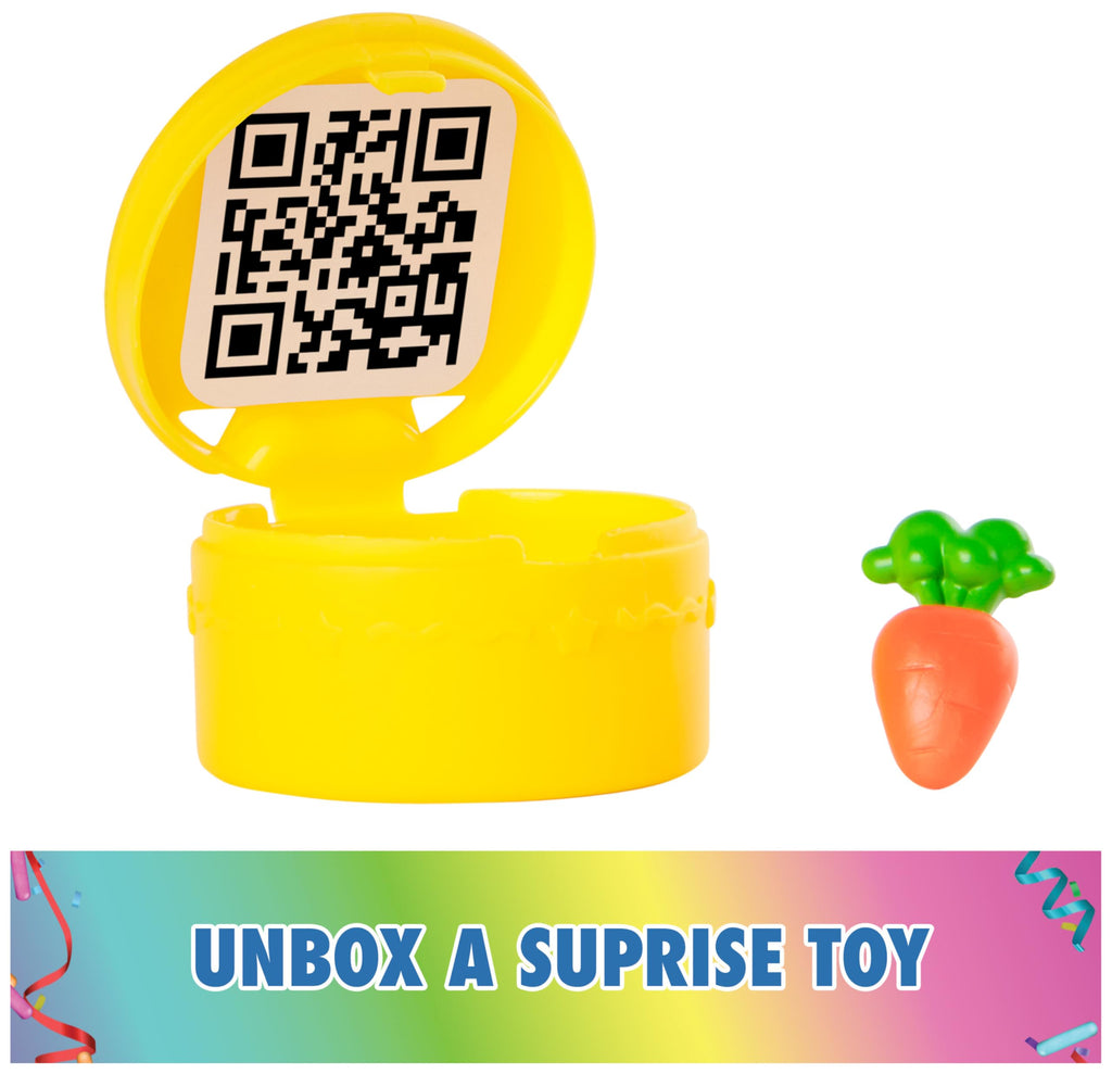 Gabby's Dollhouse Baby Box Talent Show Balcony Playset – 8-Piece Set with Surprise Carrot Charm