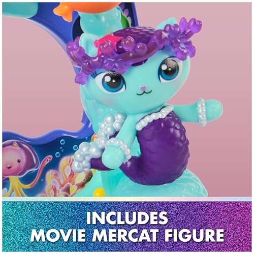 Gabby's Dollhouse Mercat's Aquarium Balcony Playset with MerCat Figure & Accessories