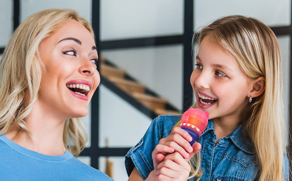 Gabby's Dollhouse Toy Microphone with Built-in Music and Lights - eKids