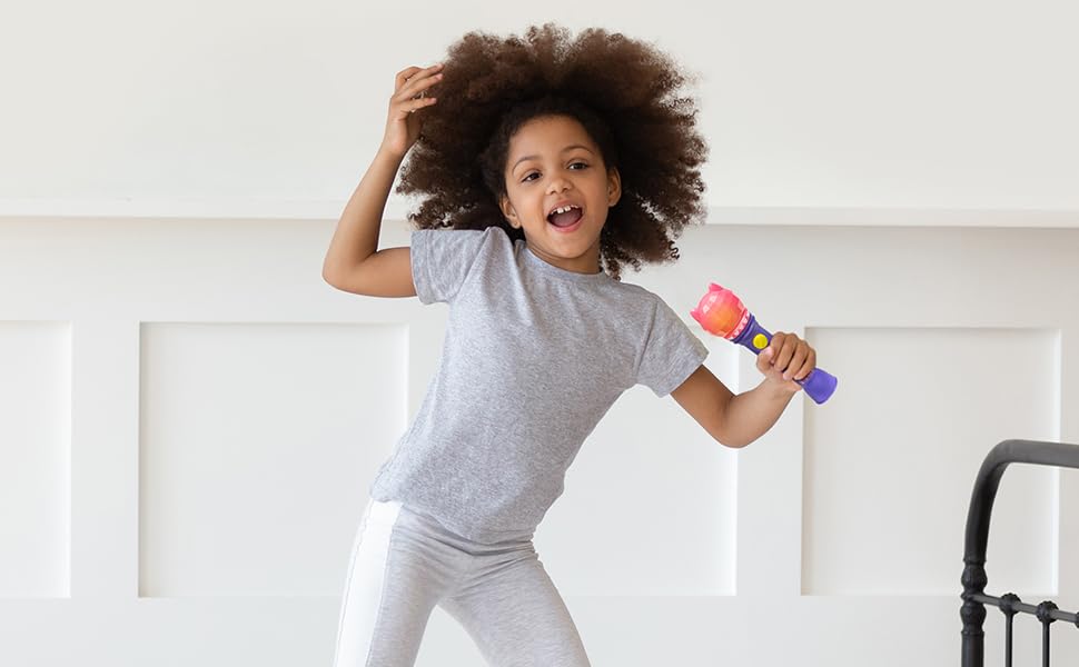 Gabby's Dollhouse Toy Microphone with Built-in Music and Lights - eKids