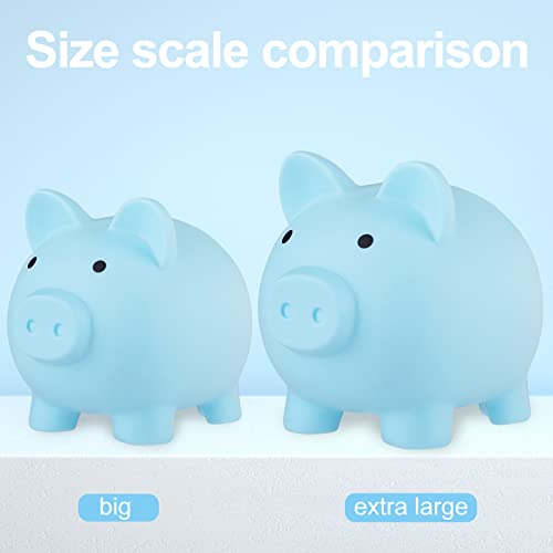 GADIEDIE Extra Large Unbreakable Plastic Piggy Bank – Coin Bank for Kids, Large Capacity with Bottom Screw Plug, Ideal Birthday or Baby Shower Gift