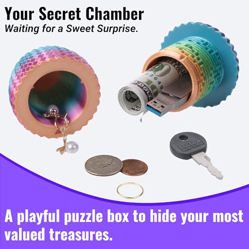Galapopo Maze Egg Money Puzzle Gift Box: 4 Unique Internal Designs, Secret Cash Holder, Brain Teaser Toy