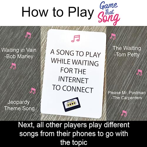 Game That Song 80's Expansion: 50 New Music Card Prompts for Nostalgic Game Nights