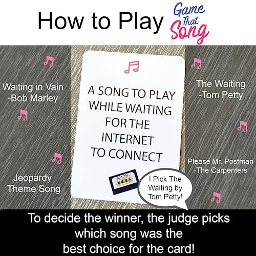Game That Song 80's Expansion: 50 New Music Card Prompts for Nostalgic Game Nights