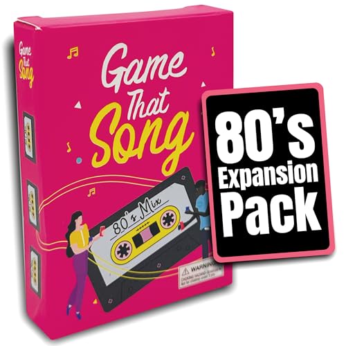 Game That Song 80's Expansion: 50 New Music Card Prompts for Nostalgic Game Nights