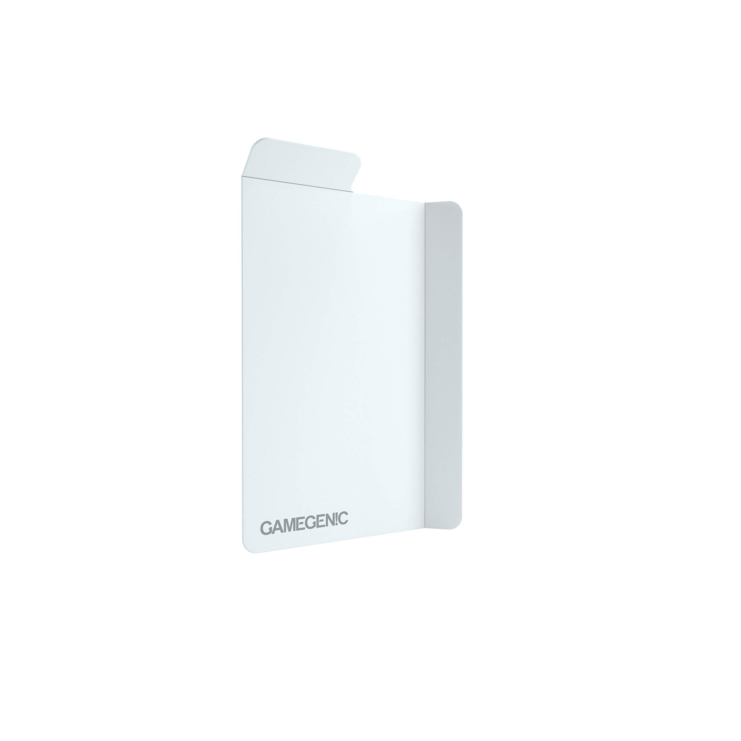 Gamegenic Deck Holder 80+ White – 80 Double-Sleeved Card Deck Box with Cobra Neck Flap