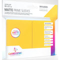 Gamegenic Matte Prime Card Sleeves (100 Pack) – 66x91 mm Yellow Sleeves for TCG and LCG Games