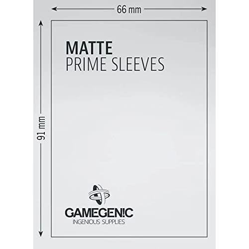Gamegenic Matte Prime Standard Card Sleeves – 100 Pack Purple 66x99mm