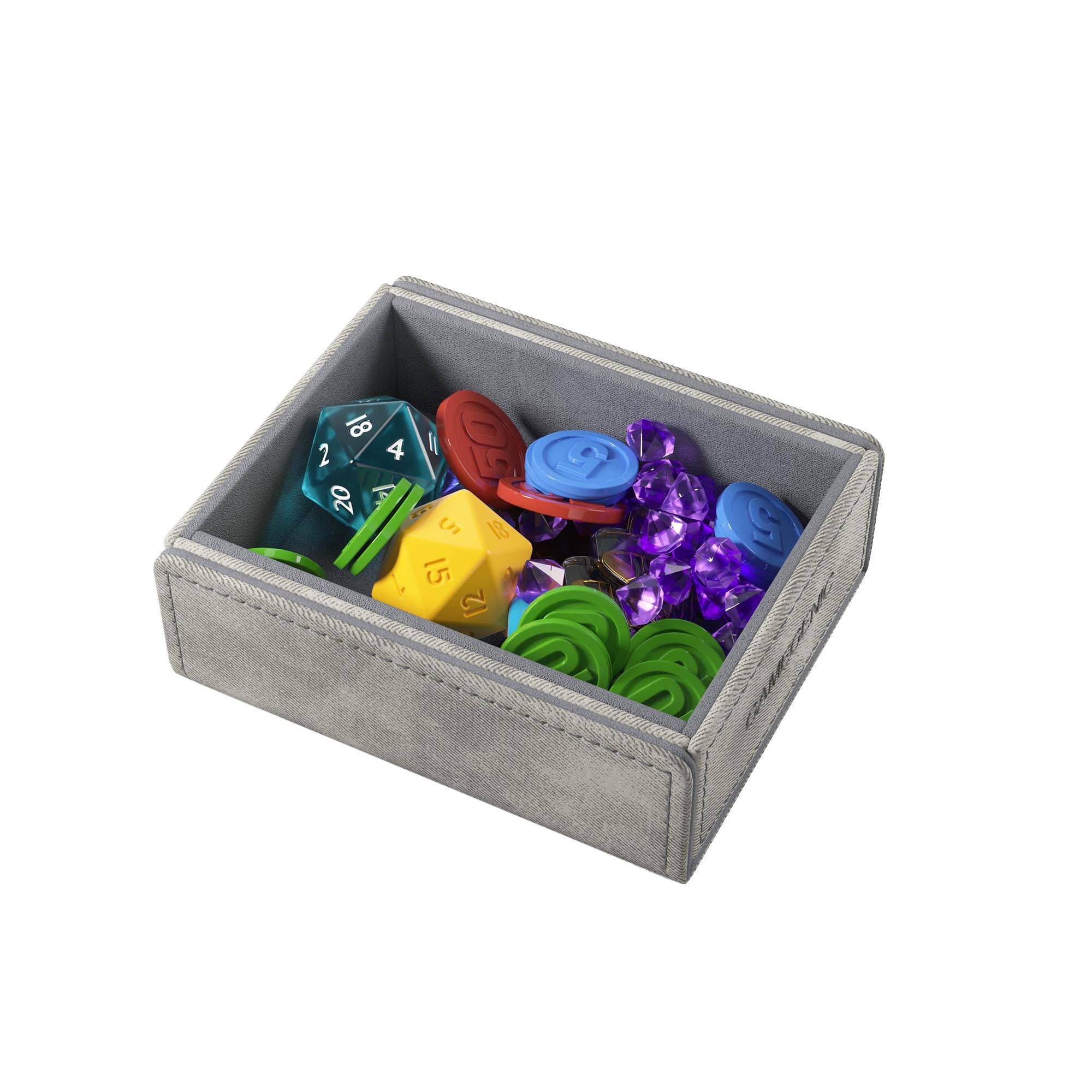 Gamegenic Token Keep Gray - Convertible Token Box for Dungeon Cases