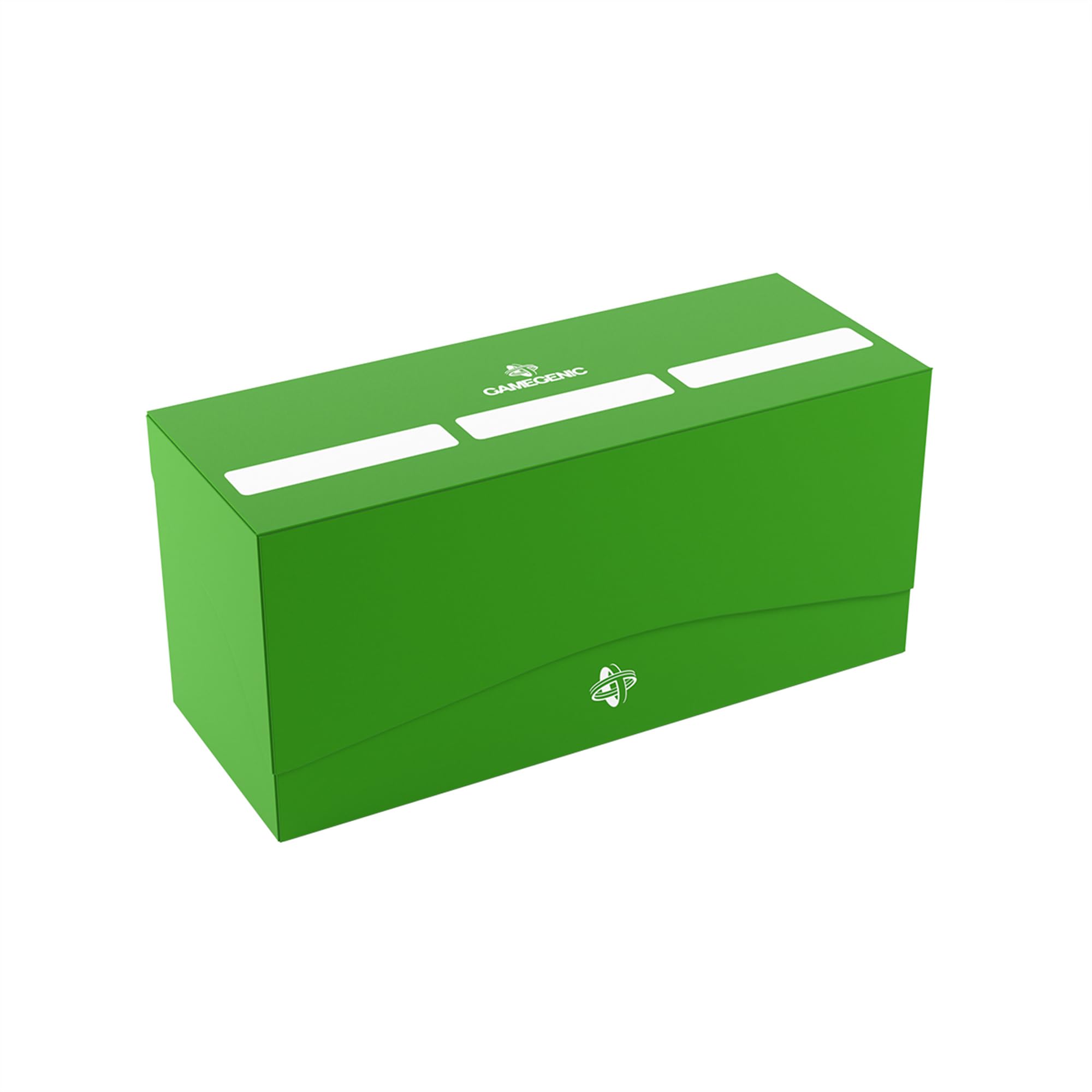 Gamegenic Triple Deck Holder 300+ XL - Green: Holds 3 Decks or 300 Double-Sleeved Cards with Removable Holders