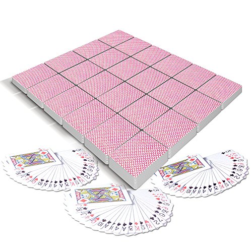 Gamie Pack of 20 Mini Playing Cards - 1.5 Inch Tiny Decks for Travel, Parties, and Novelty Gifts