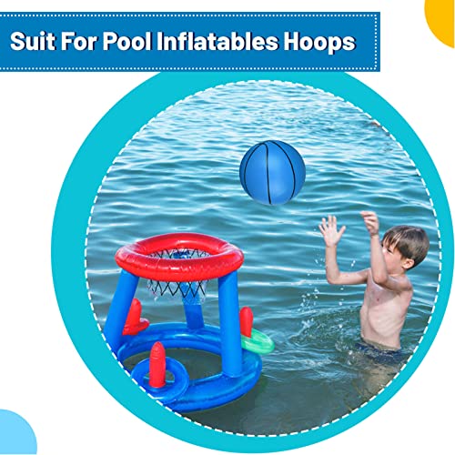 Gamtec 3-Pack Mini Basketballs for Toddlers & Kids – 5-Inch PVC Balls with Air Pump for Indoor, Outdoor & Pool Play