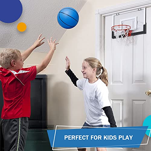 Gamtec 3-Pack Mini Basketballs for Toddlers & Kids – 5-Inch PVC Balls with Air Pump for Indoor, Outdoor & Pool Play