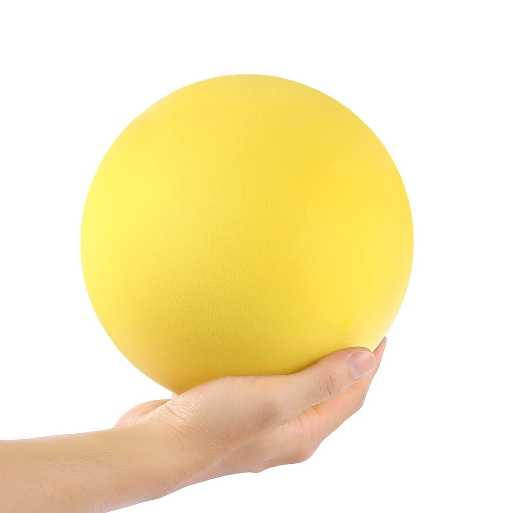 Ganjiang 7-Inch Silent Foam Ball for Indoor Play – Uncoated Sponge Kickball & Dodgeball