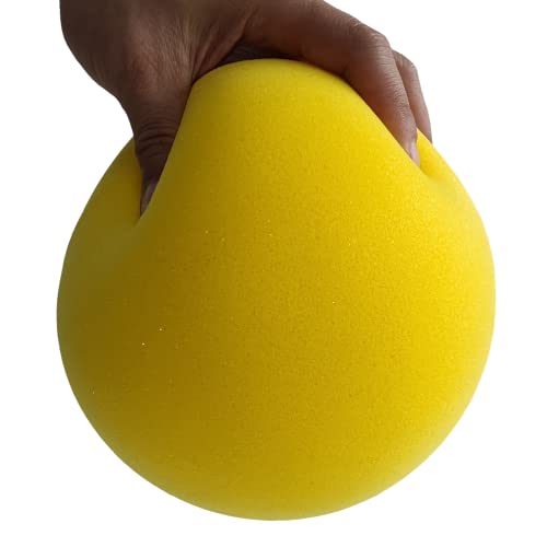 Ganjiang 7-Inch Silent Foam Ball for Indoor Play – Uncoated Sponge Kickball & Dodgeball