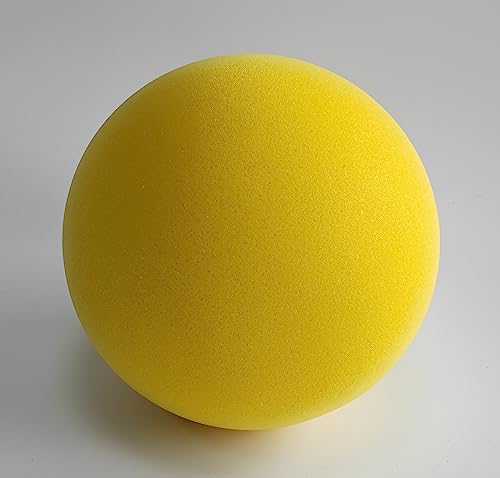 Ganjiang 7-Inch Silent Foam Ball for Indoor Play – Uncoated Sponge Kickball & Dodgeball