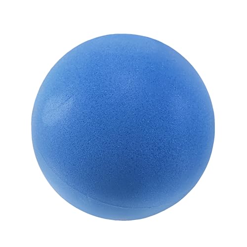 Ganjiang 7-Inch Soft Foam Ball for Indoor Play – Quiet, Bounces Low, Blue