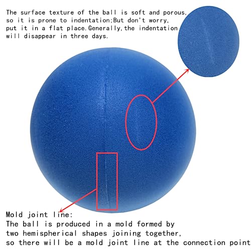 Ganjiang 7-Inch Soft Foam Ball – Quiet Indoor Kickball, Dodgeball & More