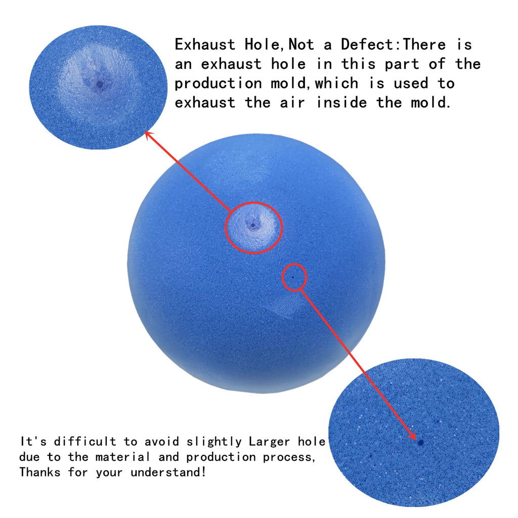 Ganjiang 7-Inch Soft Foam Ball – Quiet Indoor Kickball, Dodgeball & More