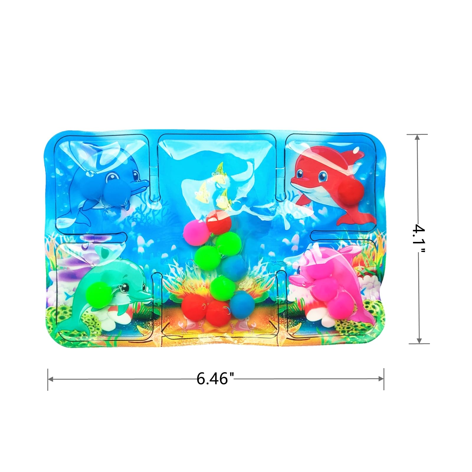 Ganjiang Color Matching Squeeze Toys 2-Pack – Dolphin Series Sensory Fidget Toy