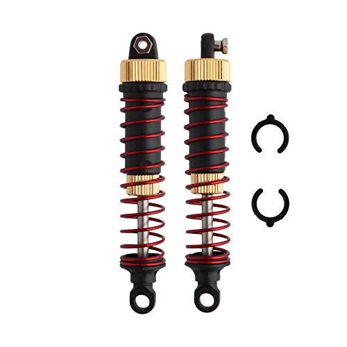 GDOOL 2-Pack Aluminum Alloy Shock Absorbers for 1:10 RC Cars 9125 9155 9156 S920 S921