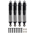 GDOOL 4-Pack 108mm Adjustable Alloy RC Shock Absorbers for 1/10 HSP Redcat Volcano EXP/Pro S30 (Black)