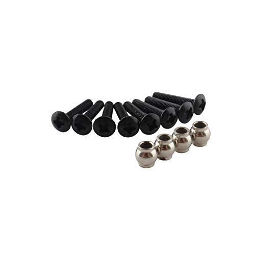 GDOOL 4-Pack Adjustable RC Shock Absorbers 108mm Aluminum Alloy for 1/10 HSP Volcano Trucks