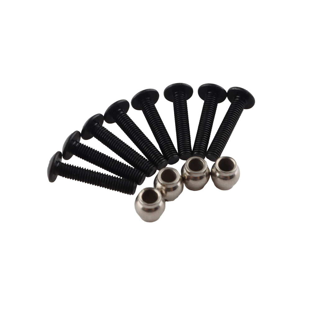 GDOOL 4-Pack Adjustable RC Shock Absorbers 108mm Aluminum Alloy for 1/10 HSP Volcano Trucks