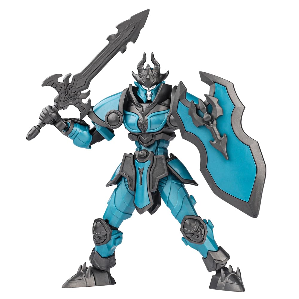 Gearblox Lich Glacier Armor Knight Action Figure – 5.1-Inch Articulated Medieval Warrior with Interchangeable Gear (Assembly Required)